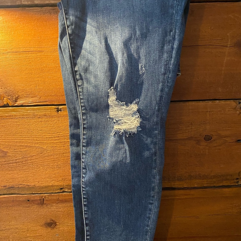 Distressed Blue Jean - Picture 2 of 5
